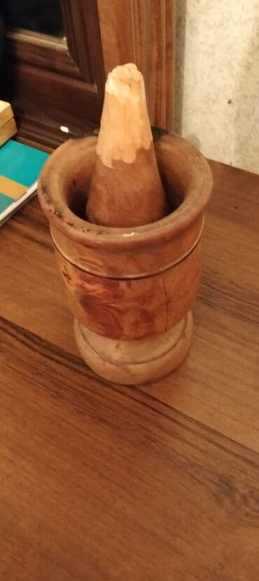 keks qablarinin qiymeti: Taxta həvəngdəstə — 2