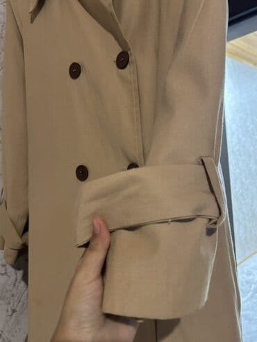 купить плащ акацуки в бишкеке: Плащ, Trendyolmilla, цвет - Бежевый — 3