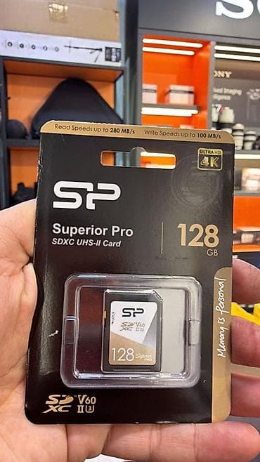 SP Superior Pro SDXC UHS-II yaddaş kartı – 128 GB - Tip: SDXC, UHS‑II