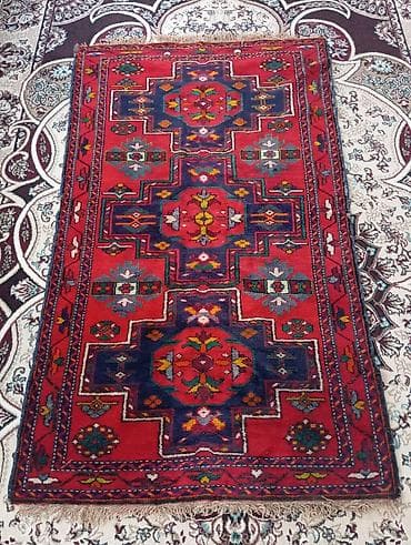 Qədimi üslublu əl toxuması xalça - Material: təbii yun (əl ilə