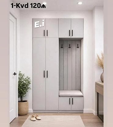 Düz dolab, Dəhliz üçün, Paltar üçün, Açılan, Korpuslu, 2 qapılı