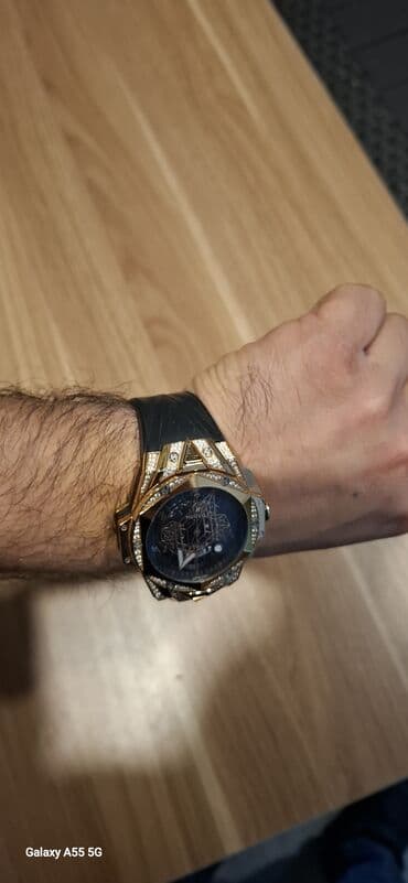 Сумки: Наручные часы, Hublot, цвет - Золотой — 3