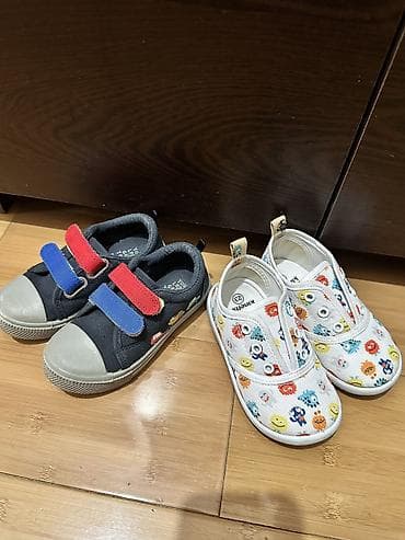 Uşaq ayaqqabıları: Rəng - Göy Krossovkalar, Mothercare, Ölçü: 23, Oğlan üçün — 1