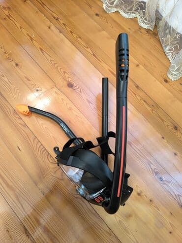 uzguculuk eynəyi: Tam üzlük şnorkel maskası - 180° geniş baxış bucağına malik şəffaf ön — 2