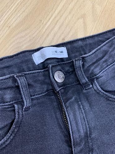 Uşaq ayaqqabıları: Uşaq cins şalvarı – Zara Kids - Brend: Zara - Ölçü: 10 yaş (140 sm) - — 3