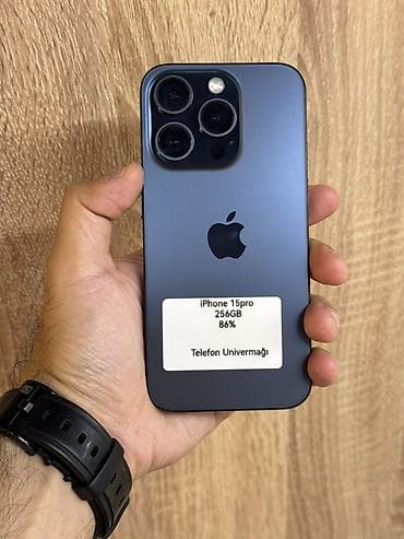 IPhone 15 Pro, 256 GB, Blue Titanium, Face ID