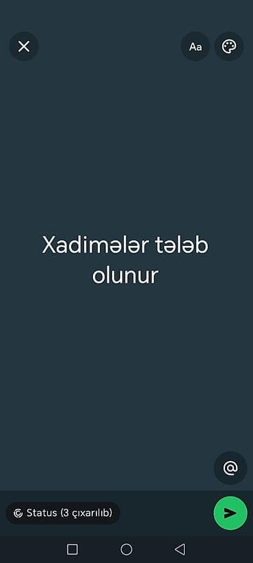 evde online is: Xadimə tələb olunur, İstənilən yaş, Dəyişən növbəli — 1