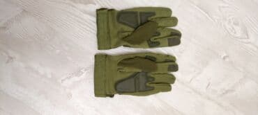 Перчатки: Taktiki Motosiklet əlcəkləri – zeytun yaşılı rəngdə. İstifadə — 3