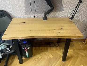 stol ofis: TECILI SATILIR jyskdan 500 manata alinib stol ideal veziyyetdedir — 1