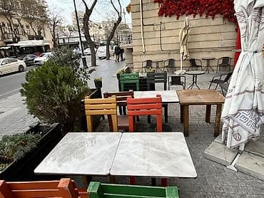 bag stol stullari: Salam her vaxtniz xeyir gordyuvuz bu oturacaq ve masalar deniz kenari — 4