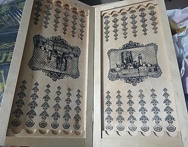 nerd yukle: + 3 azn das ve zer Taxta nərd-şahmat dəsti – milli naxışlı, oyma və — 6