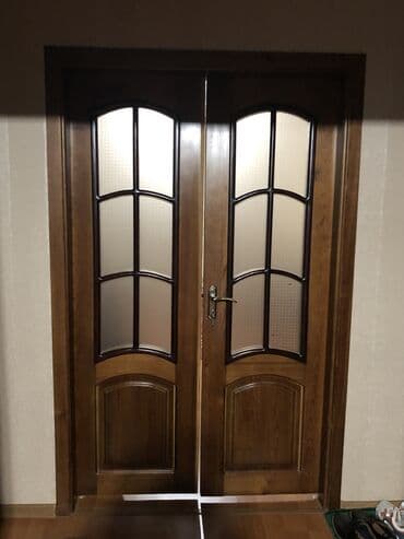 taxta qapıların qiyməti: Qoz ağacindan Otaq qapılari satilir 2 cutdur yeni 2 otaq qapisi Eni — 1