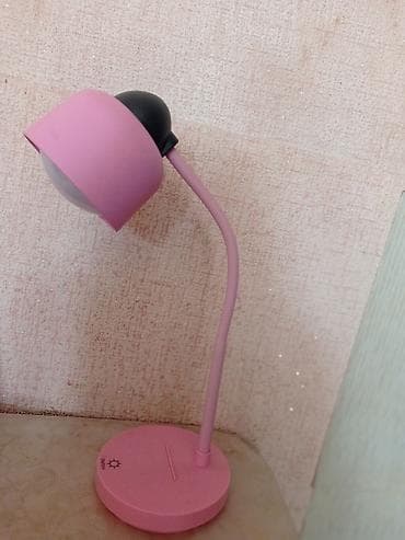 Ev saatları: Masaüstü LED stol lampası – çəhrayı - Yumşaq işıq yayan LED başlıq — 3