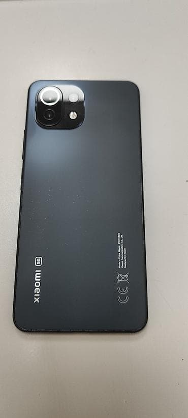 mi 10 ultra: Xiaomi 11 Lite, 128 GB, rəng - Qara, 
 Qırıq, Barmaq izi, İki sim kartlı — 4