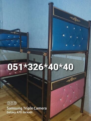 tek çarpayı: Oğlan və qız üçün, Yeni, Çarpayı, Matras ilə, Siyirməsiz — 5