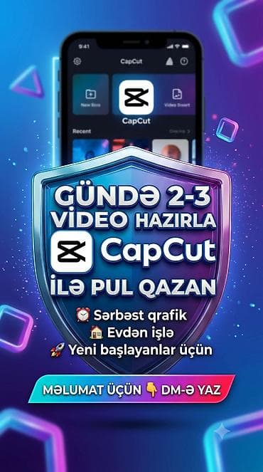 video editor: CapCut ilə pul qazanmaq fürsəti - Gündə 2-3 video hazırla və gəlir — 1
