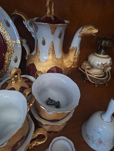 süd alıram: Çay dəsti, rəng - Ağ, Farfor — 5