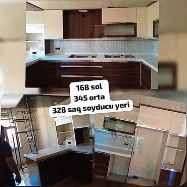 ucuz kafel: Metbex mebeli 340 azn, ucbucaq formadadi, yaxsi veziyyetdedi, olculer — 1