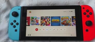 nintendo switch купить: Nintendo Switch (neon mavi/qırmızı Joy‑Con) Prasifka olunmuş Nintendo — 3