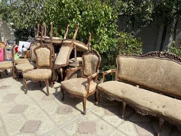 резные ножки для мебели: Б/у, Классический диван, Диван — 5