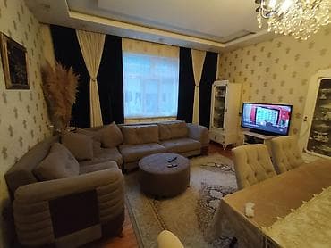 gonag otagi: Qonaq otağı üçün dəst – yumşaq mebel, yemək masası və vitrindən ibarət — 4