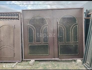 islenmis demir qapi: Köhnə qapıların yerinde təmiri və rənglənməsi.İsteye uyğun qapıların — 8