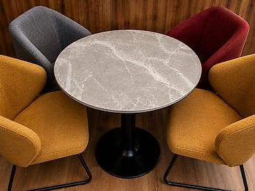 set mebel: Müasir dizaynlı yumşaq kreslo 14 ed 5 boz 6 qirmizi 3 sari seloqeli — 3