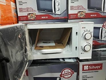 efba soba: Mikrodalğalı soba Silver, Ayrıca dayanan, Mikrodalğalar ilə, rəng - Boz, Yeni — 6