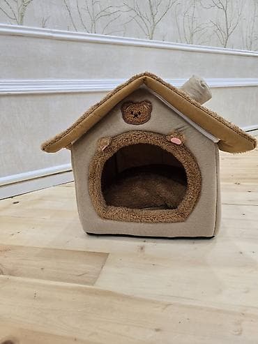 K/t heyvanları və malları: Ev heyvanları üçün yumşaq qapalı ev - Model: kiçik ölçülü, damlı və — 1