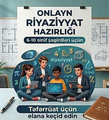 Repetitor, Riyaziyyat, Azərbaycan dili, İmtahanlara hazırlıq, Abituriyent hazırlığı