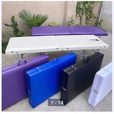 Yeni, Masaj kuşetkası, Qatlanan, rəng - Qara — 5