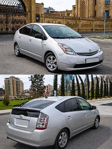 Toyota Prius (XW20) hibrid hetçbek - Gümüşü rəng aerodinamik kuzov