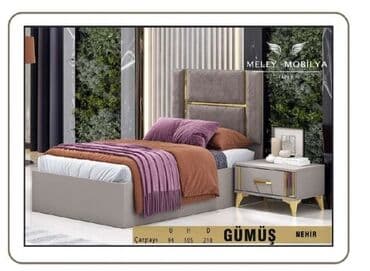 gümüş qədəh: Yeni, Təknəfərlik çarpayı, Bazasız, Siyirməsiz, Türkiyə — 1