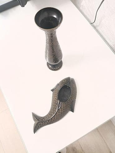 qab gulləri: Vaza dəsti, Metal — 2