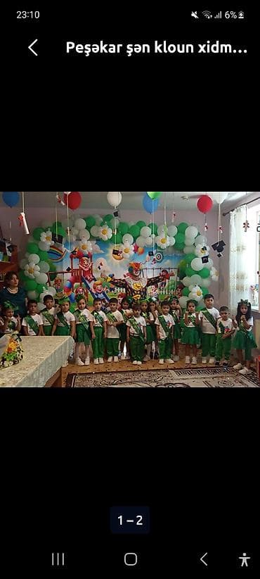 Услуги: Uşaq və ailə tədbirləri üçün əyləncə personajları və şou proqramı - — 10