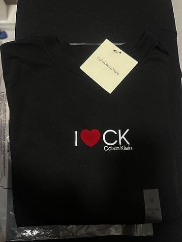 cins: Calvin Klein “I ❤️ CK” qara T‑shirt - Brend: Calvin Klein Jeans - — 2