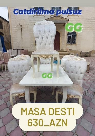 Sifarisle Masa desti 420_azn.Masanin olcusu 1.60×90×2.Reng secimi — 4