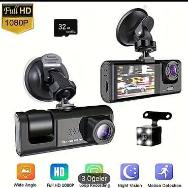 Videoreqistratorlar: 🎥2kameralı(salan +ön) typce adeptor=20azn.📽️ 🎥2kamerali — 3