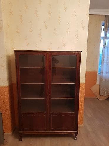 antik divan: Antik mebel dəsti – klassik üslub - 1 ədəd ikitaqmalı şkaf-vitrin — 3