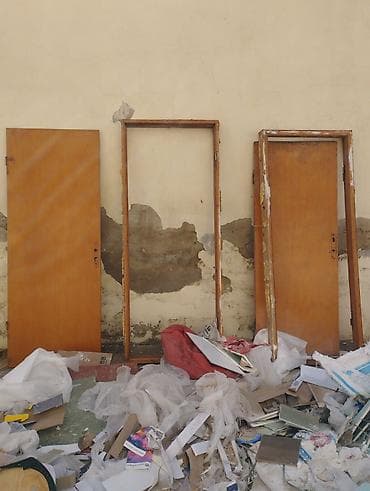 Tavan: Taxta qapı dəsti – 2 ədəd tecli satilir bag evine heyt evine yarayir — 1