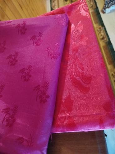 ofis sekilleri: Atlas xara ipək naxışlı.Balış yorğan üzü üçün. Narıncı-qırmızı -200 — 1