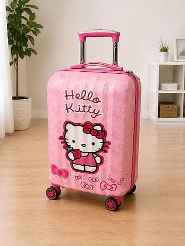 Satılır – Hello Kitty uşaq çamadanı 💗 Çox səliqəli istifadə olunub