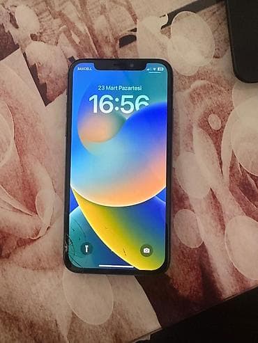 ipad air 3: IPhone X, Space Gray, Qırıq — 1