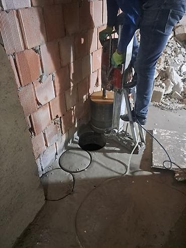 Ремонтные работы: Beton/kərpic kəsimi və deşilməsi xidməti - Beton, asfalt, kərpic və — 10