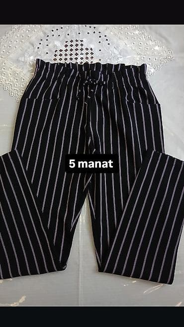 klassik şalvar: Şalvar, Zara, rəng - Qara — 3