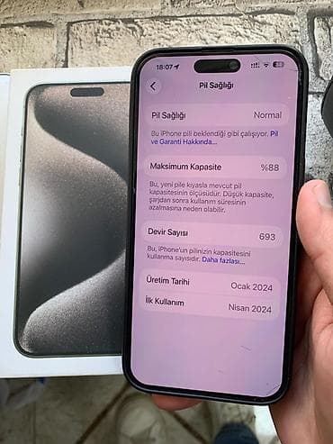 IPhone 15 Pro Max, 256 GB, Natural Titanium, Face ID