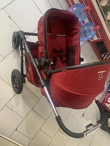 uzun bot: Uşaq arabası – ForBaby markası, qırmızı rəng Xüsusiyyətlər: - Geniş — 1
