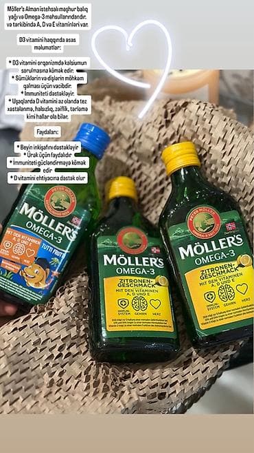 Möller’s Omega-3 balıq yağı – gündəlik sağlamlıq dəstəyinə uyğun maye — 3