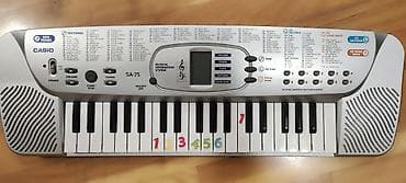 Casio SA-75 mini sintezator - 37 klavişli kompakt klaviatura ki