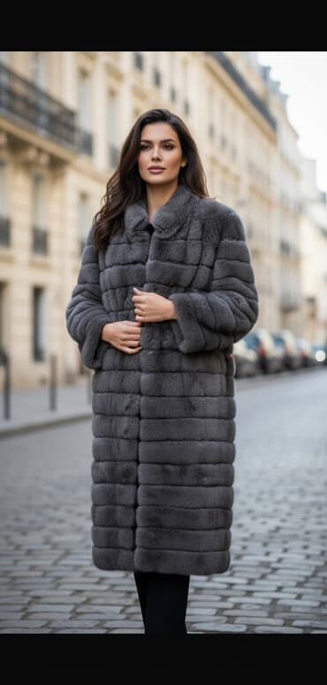 Toy paltarları və aksesuarları: Kürk, M, L, rəng - Boz — 2